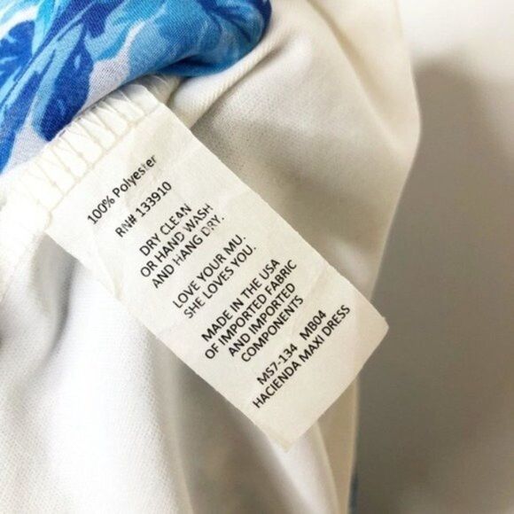 SHOW ME YOUR MUMU Hacienda Blue Floral Maxi Dress - Picture 11 of 12